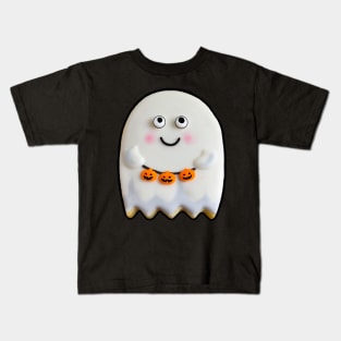 Cute Spooky Halloween Ghost Cookies Kids T-Shirt